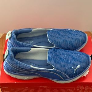 PUMA FashIN Cozifoam Slip On Sneakers Ultramarine Heathers Size 8